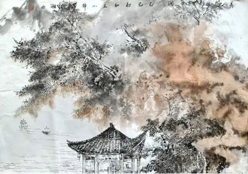 长沙市美协国画艺委会走进湘西龙山惹巴拉写生线上作品展(图10)