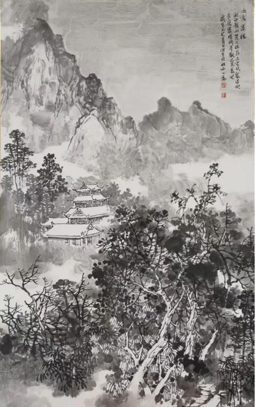 长沙市美协国画艺委会走进湘西龙山惹巴拉写生线上作品展(图23)