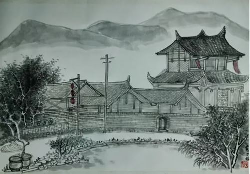 长沙市美协国画艺委会走进湘西龙山惹巴拉写生线上作品展(图33)